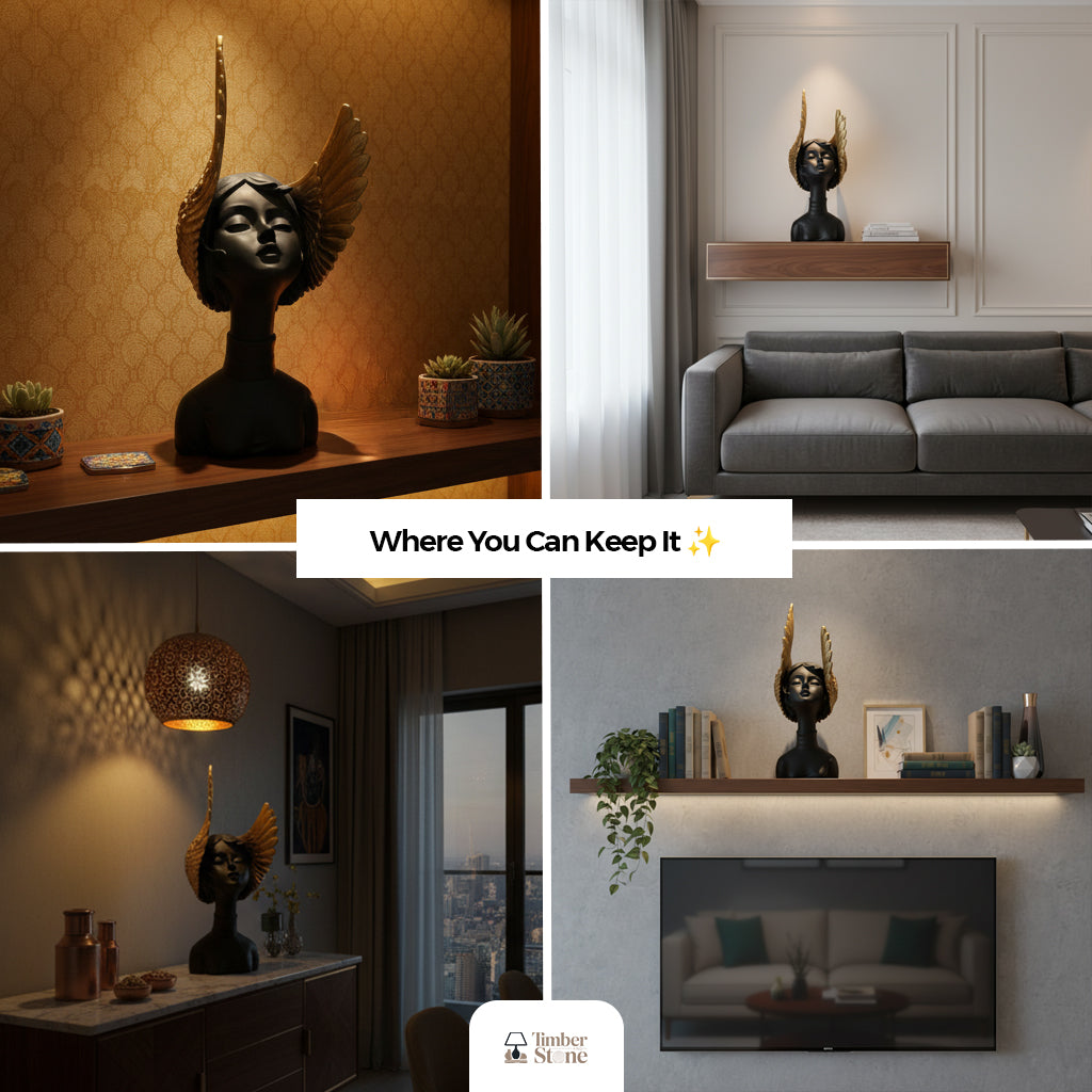 Winged Lady Decor – Instantly Elevates Your Living Room Aesthetic