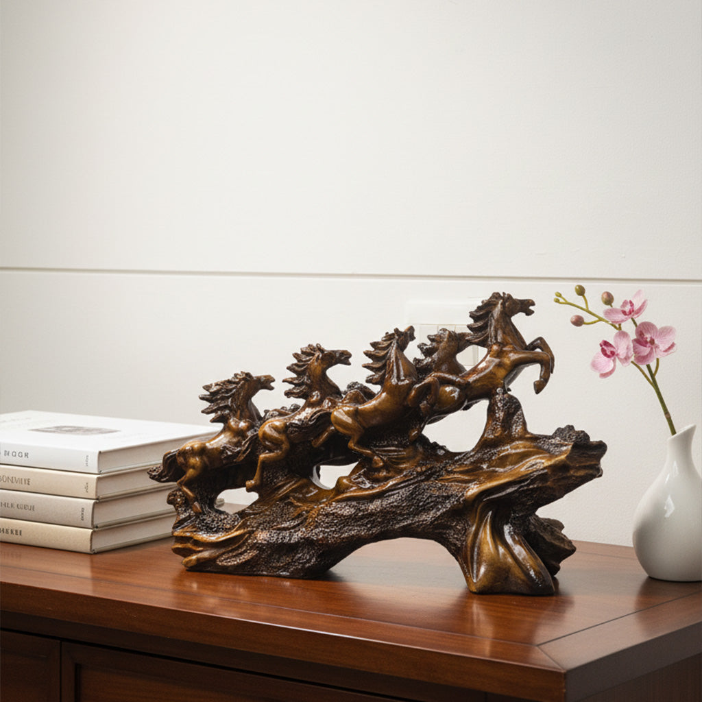 The Seven Sentinels- BIG 7 horses Sculpture