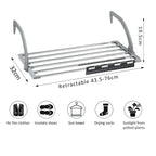 Multi-Purpose Stainless Steel Foldable Cloth Drying Rack(70cm)