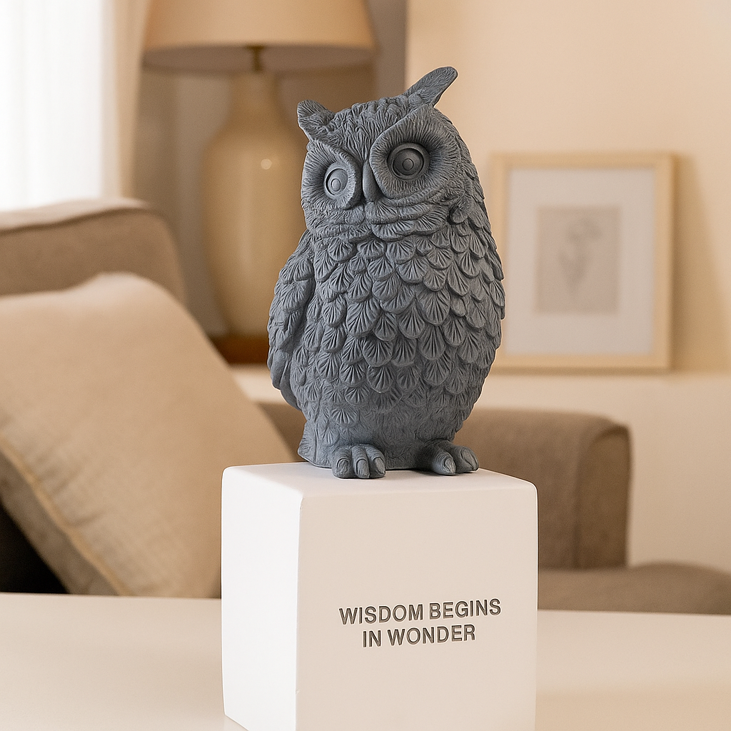 Wise Owl Guardian of Good Fortune - Symbol of Fortune & Protection for Indian Homes