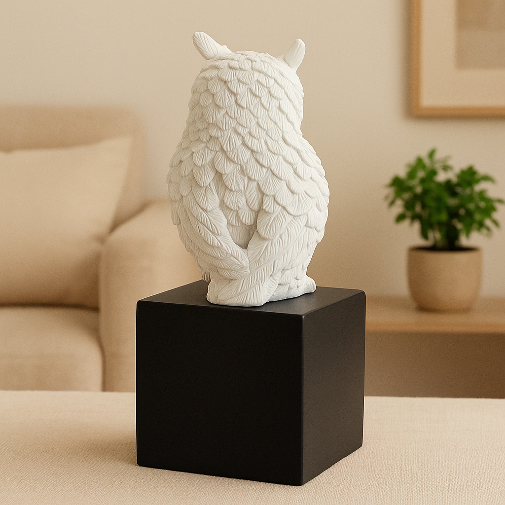 Wise Owl Guardian of Good Fortune - Symbol of Fortune & Protection for Indian Homes