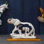 Majestic Motherhood Elephant with Baby