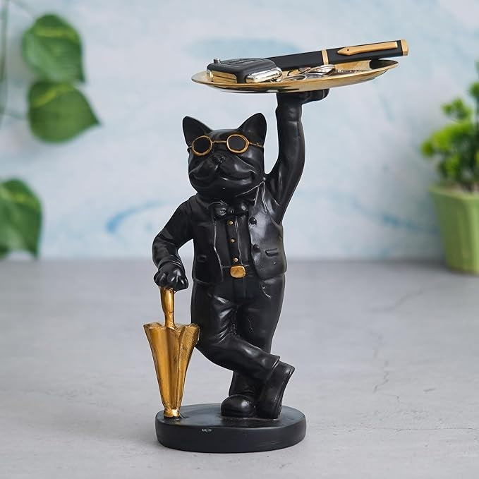Standing Cat Statue -Trays