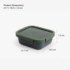 Rectangle 1050ml Non-Stick Glass Food Storage Container