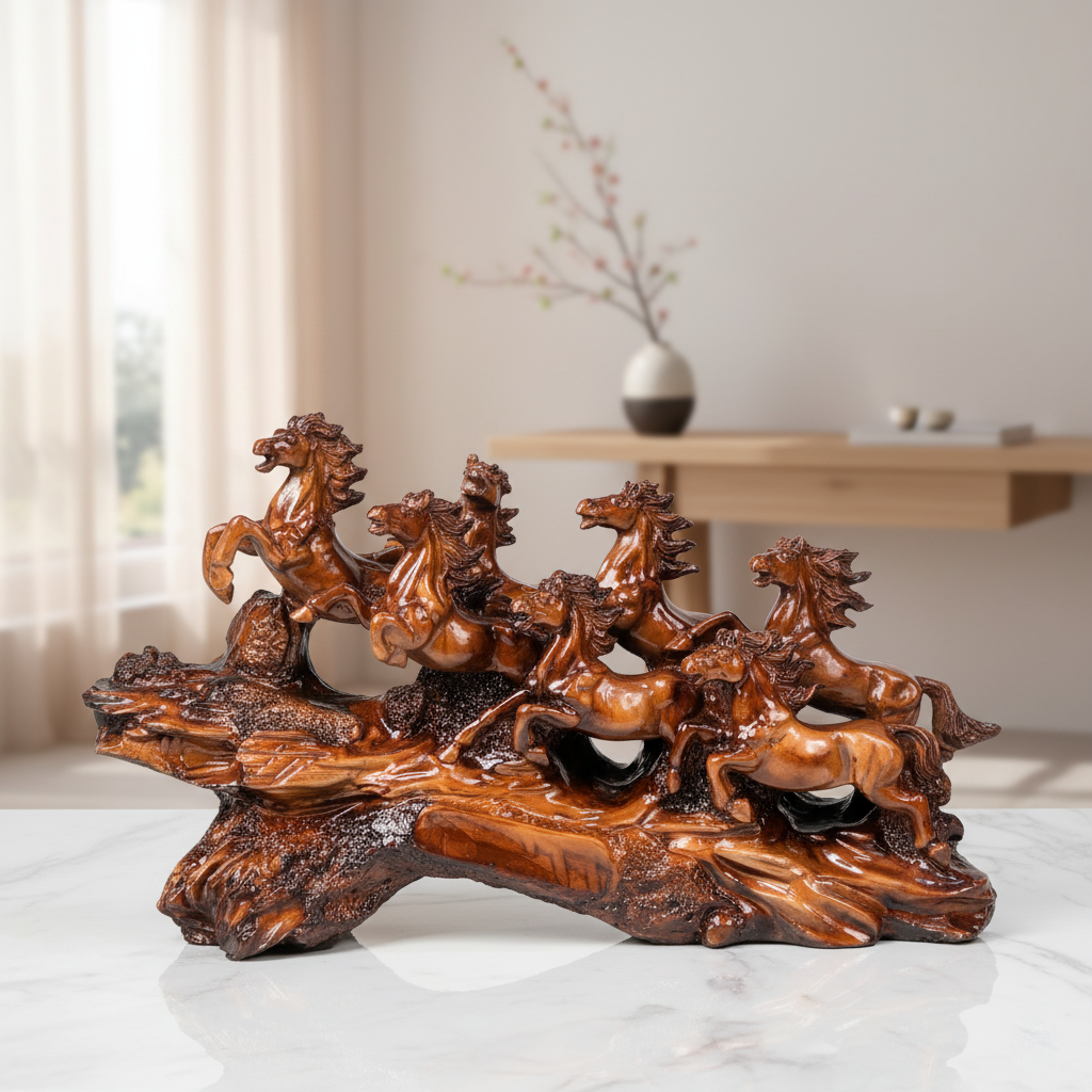 The Seven Sentinels- BIG 7 horses Sculpture