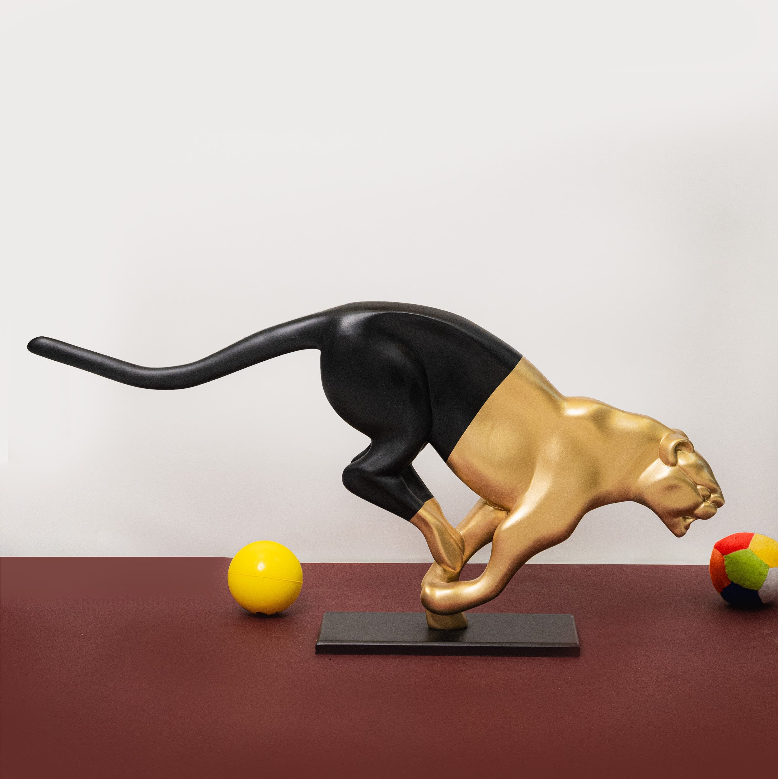 Panther Power in Golden Glory -Predator Poise