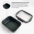 Rectangle 1050ml Non-Stick Glass Food Storage Container