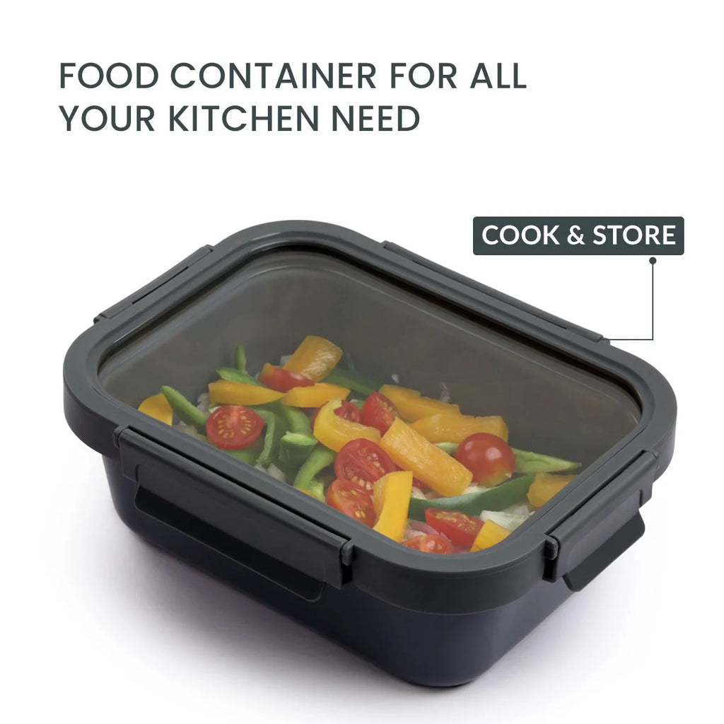Rectangle 1050ml Non-Stick Glass Food Storage Container