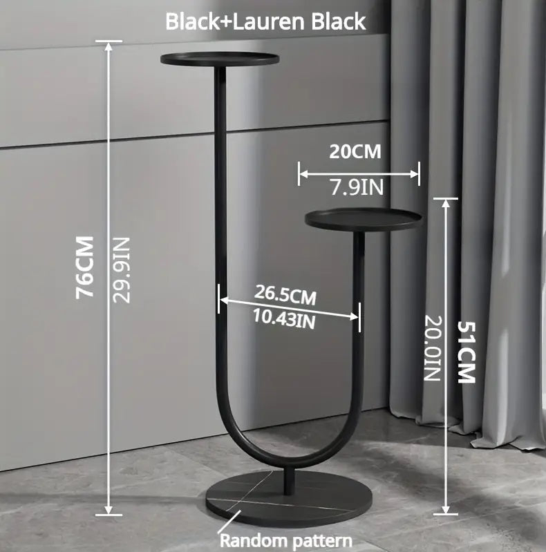Modern Curve Plant Stand Frame