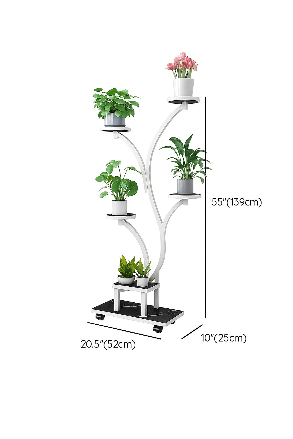 LuxeLeaf Pedestal -Modern Decorative Planters